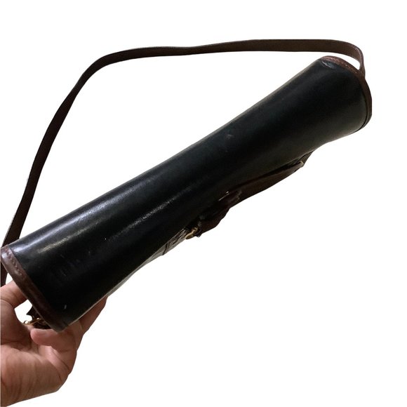 Brahmin Tuscan Brown and Black Croco Leather Shoulder Bag - Picture 7 of 7